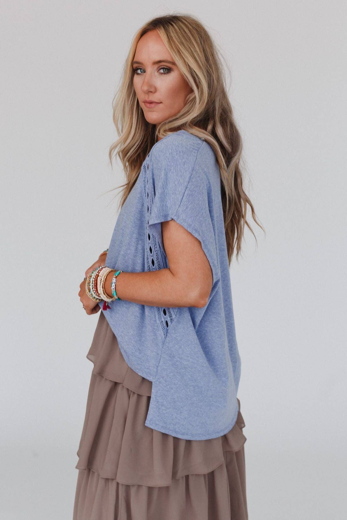 Camden Lace V Neck Top
