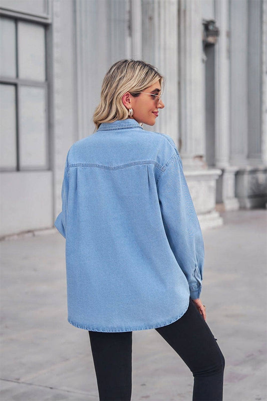 Amelia Denim Top
