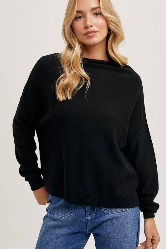 Oversized Slouch Neck Sweater