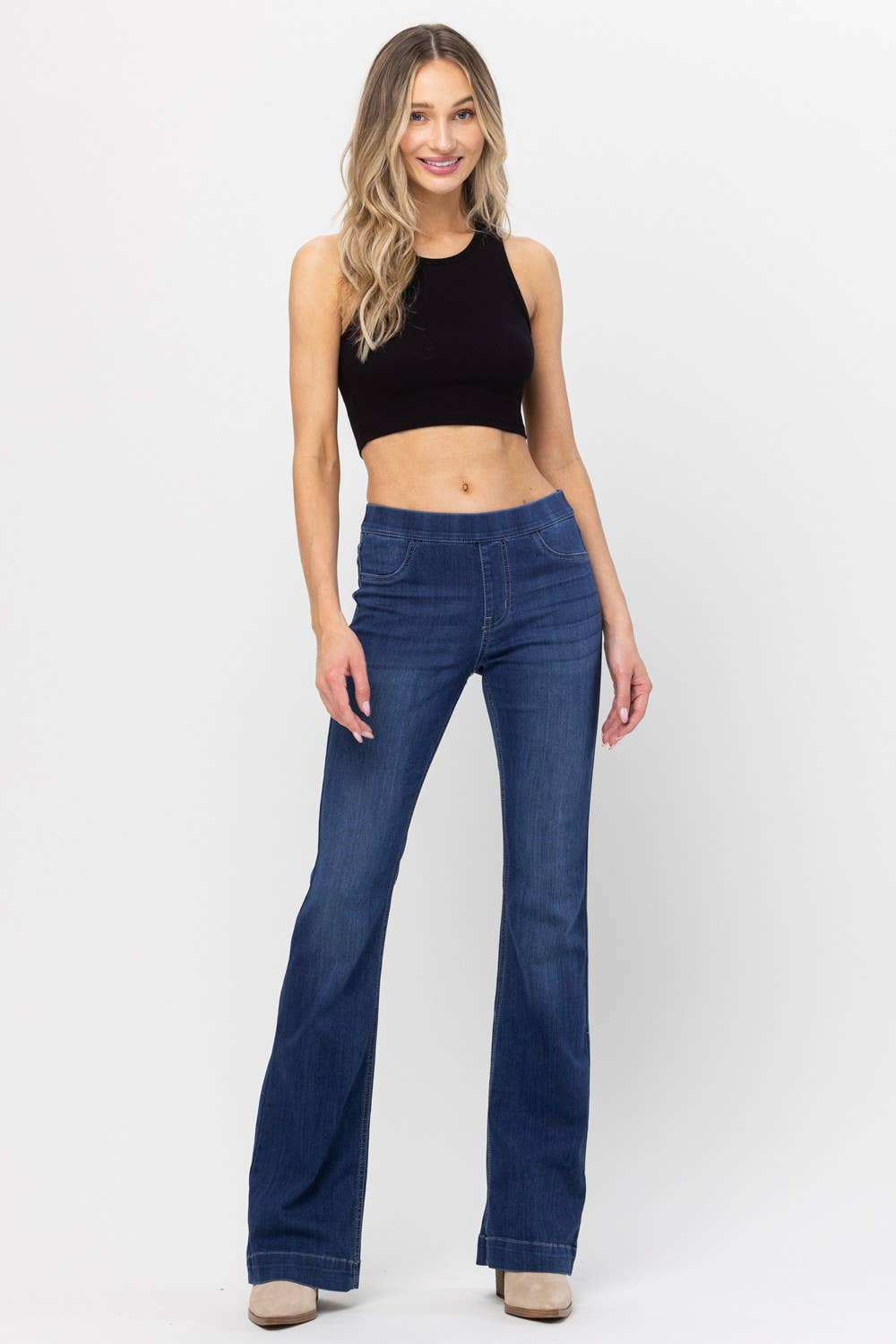 Pull On Flares in Plus