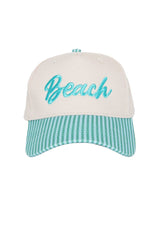 Beach Cursive Two-Toned Trucker Hats