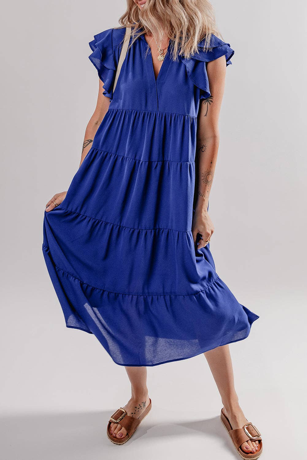 Velvet Ditch Midi Dress