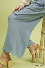 Sunny Scallop Pants