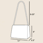 Tight Woven Envelope Clutch Bag