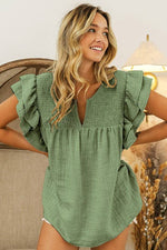 Meri Ruffle Top