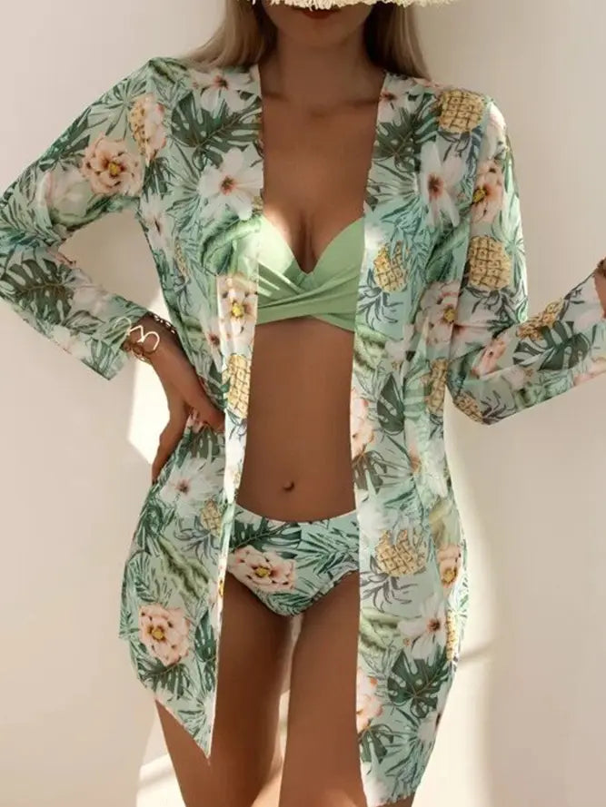 Floral Print 3 Piece Set