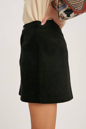 Corduroy Mini Skirt