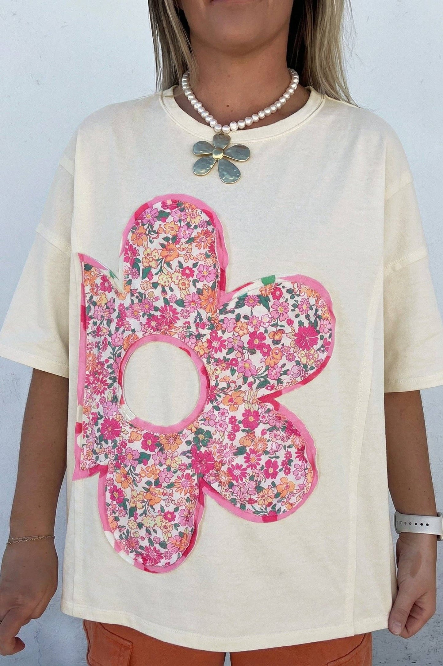 Flower Power Oversize Tee