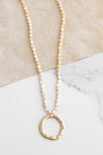 Gold Tone Pendant Necklace