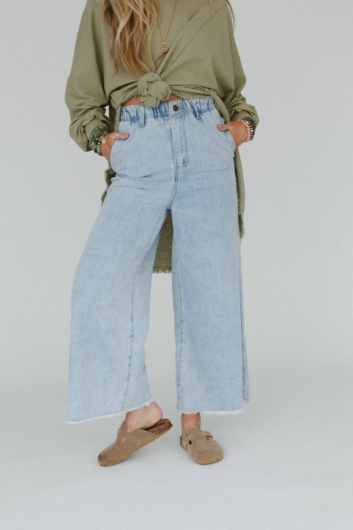 Simply You Wide Leg Jeans