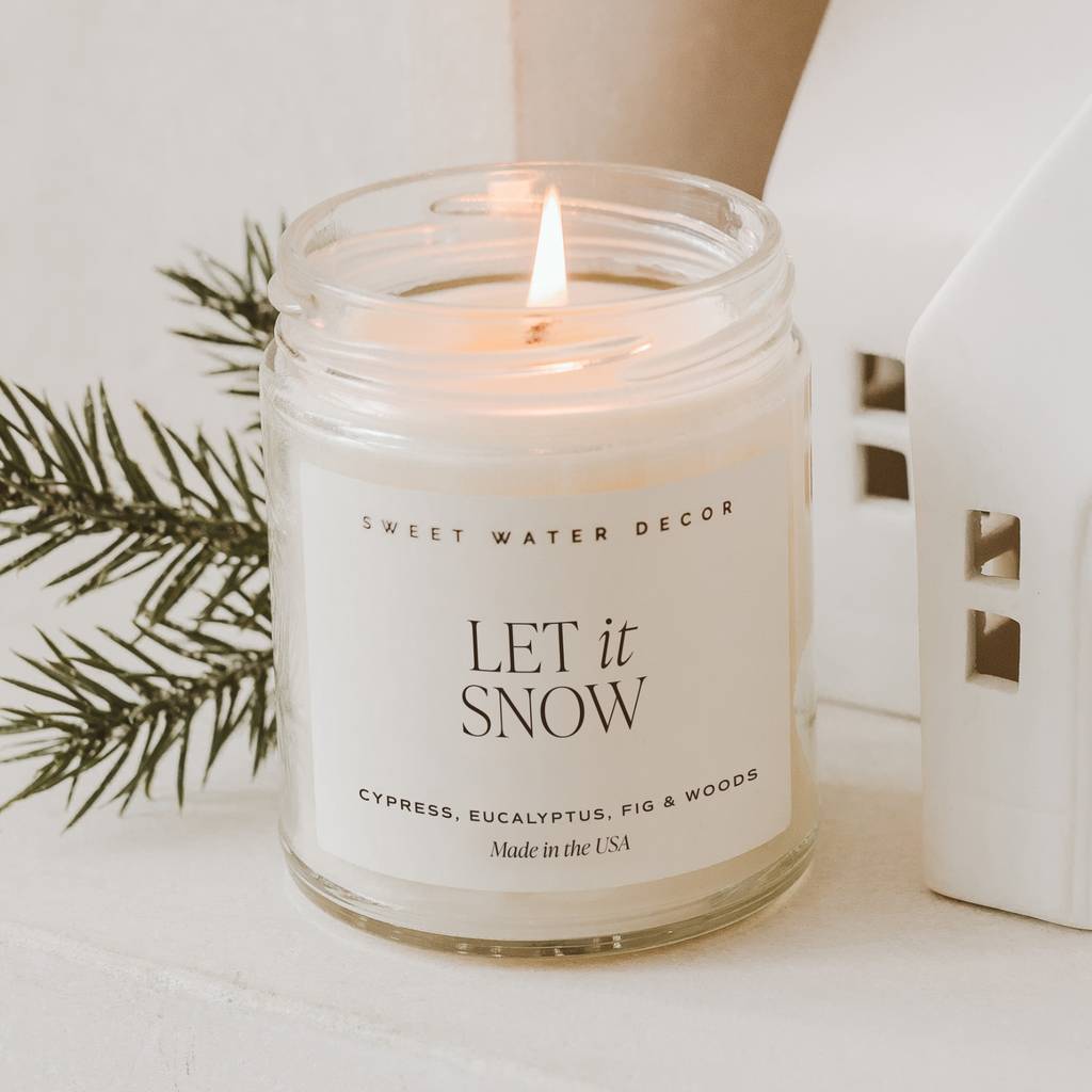 Let It Snow Soy Candle