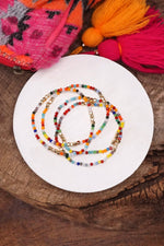 Gold Tone Stack Bracelets - set of 4