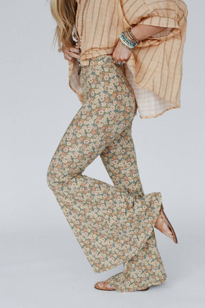 Dream in Flowers Flare Pants