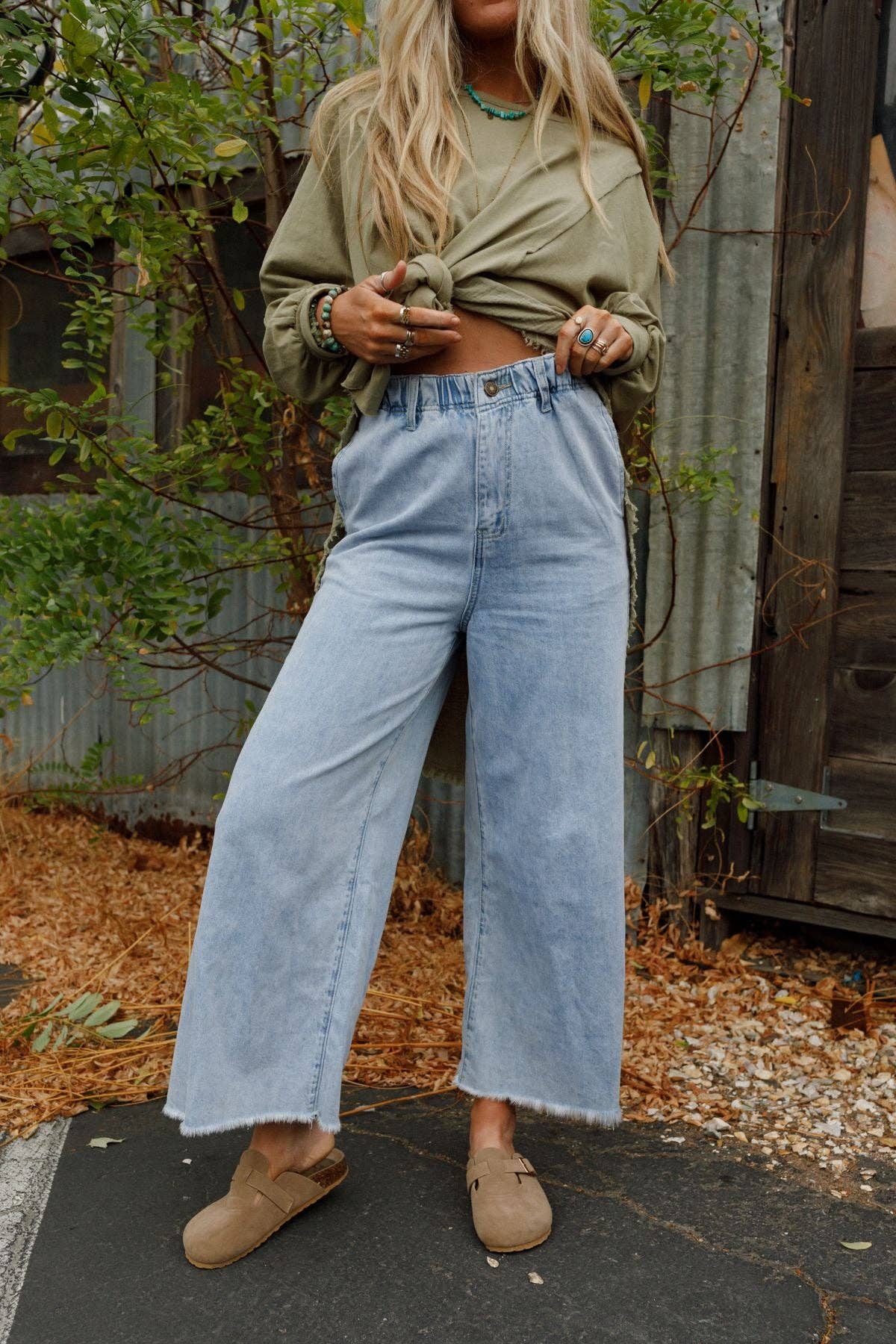Simply You Wide Leg Jeans