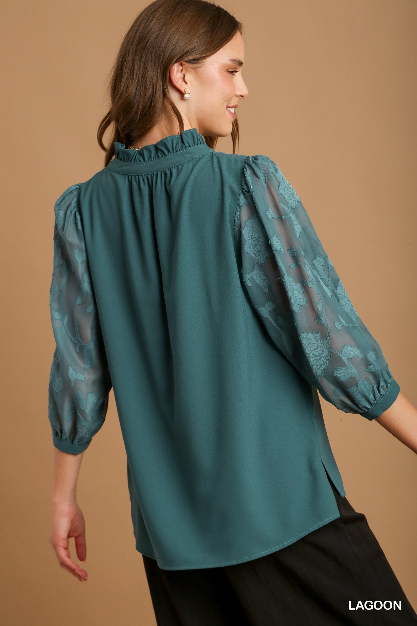 Seafoam Petal Blouse