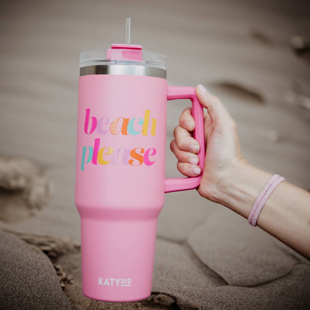 Beach Please Cup w/ Handle