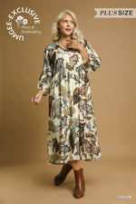 Harvest Bloom Midi Dress