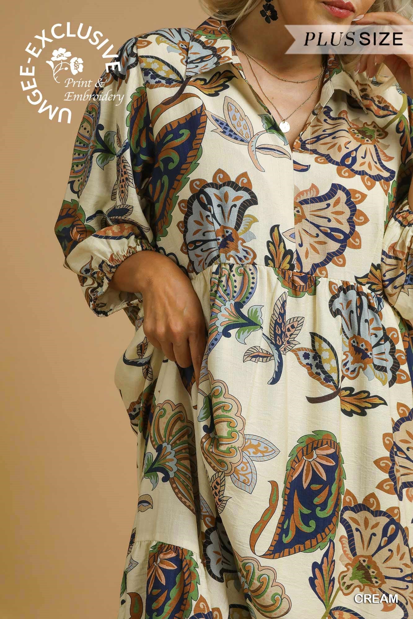 Harvest Bloom Midi Dress