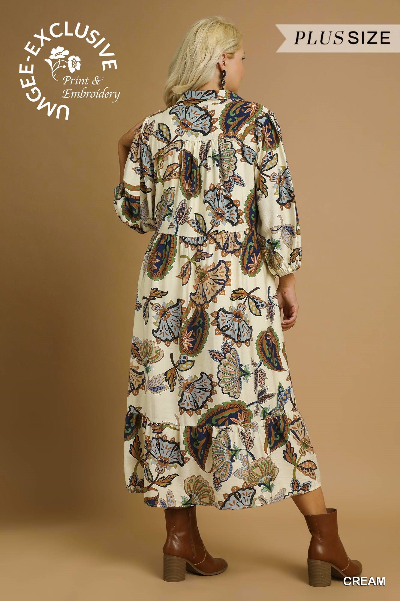 Harvest Bloom Midi Dress