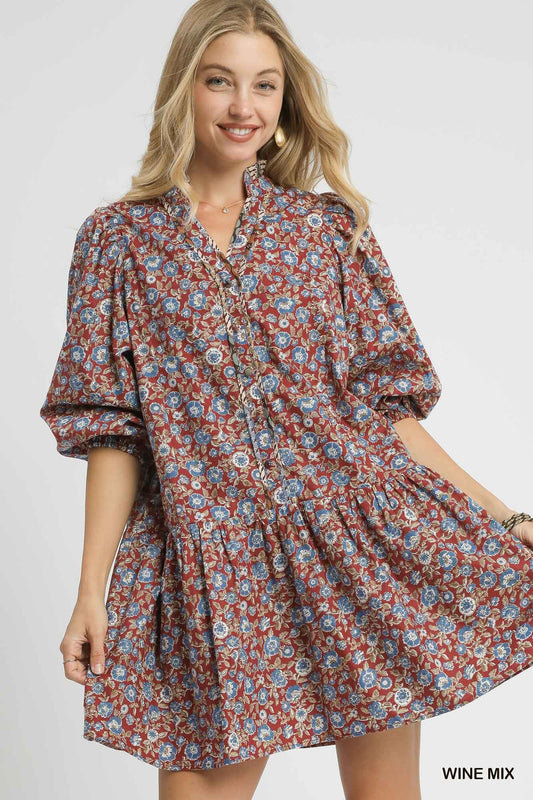 Midnight Meadow Dress
