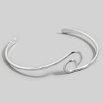Thin Wave Cuff Bracelet