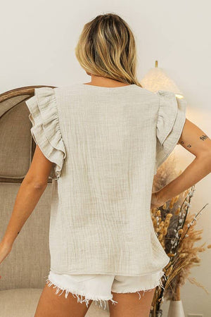 Meri Ruffle Top