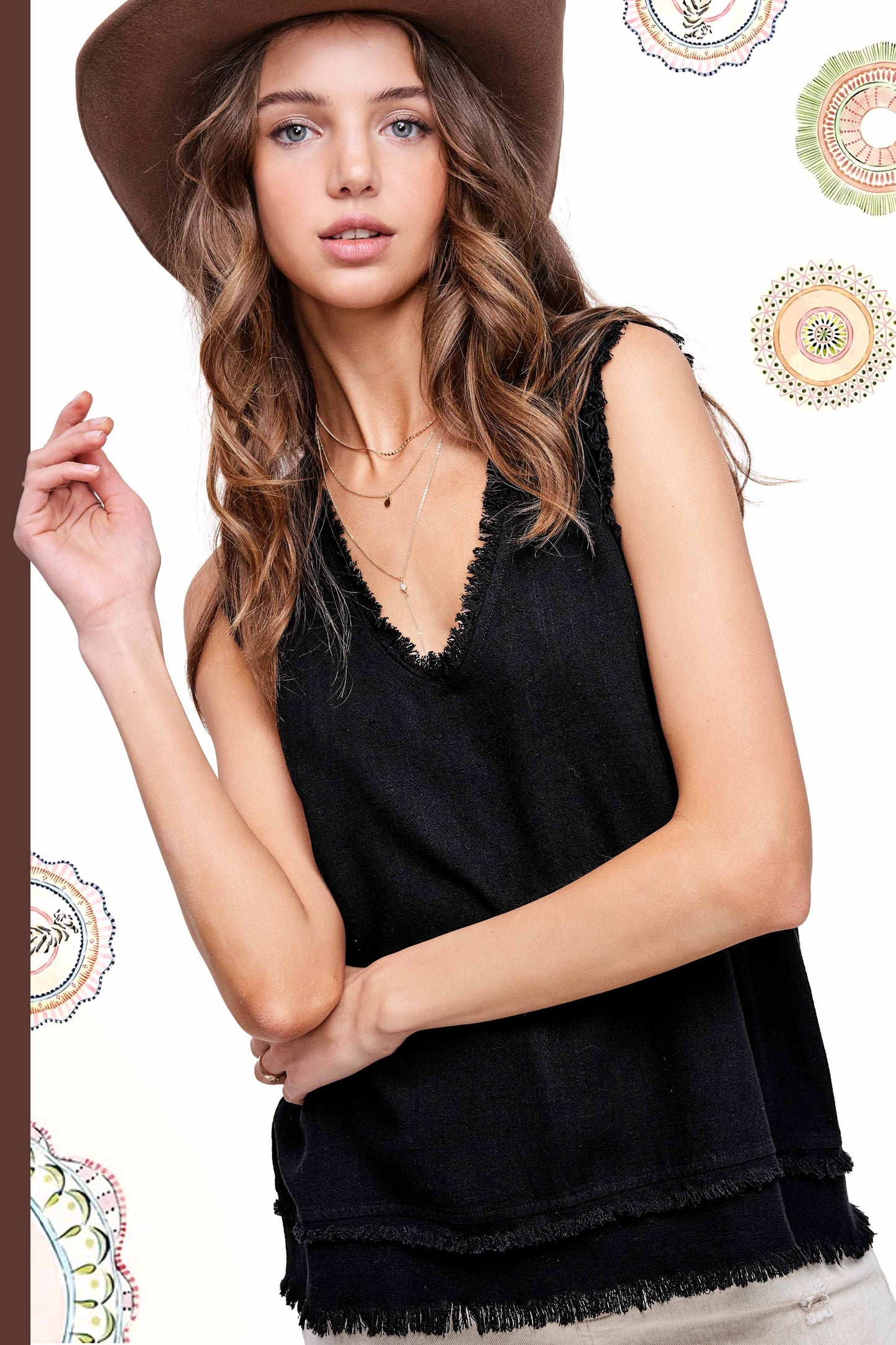 Sunshine Gauze Tank