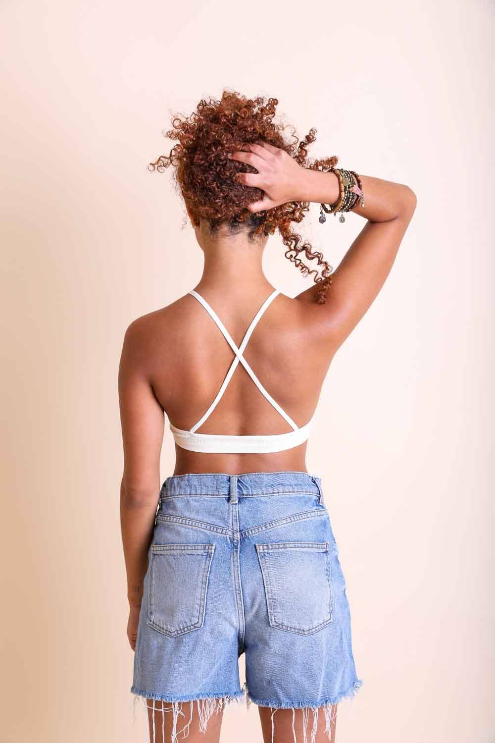 High Neck Crochet Top