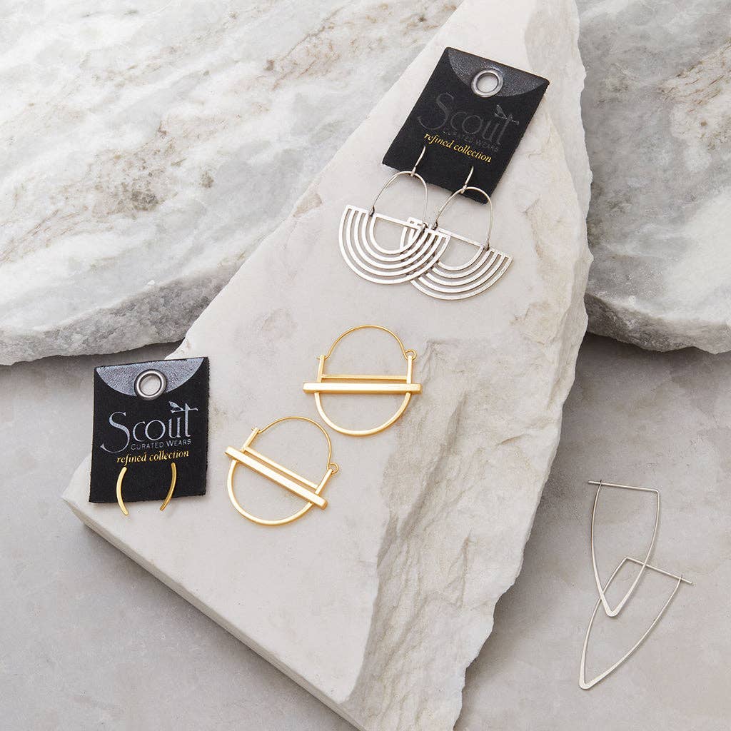 Refined Earring - Solar Rays/Gold