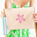 Starfish Tan Madeline Wristlet
