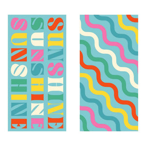 Sunshine Summer Quick Dry Towel