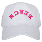BEACH Upside Down Trucker Cap