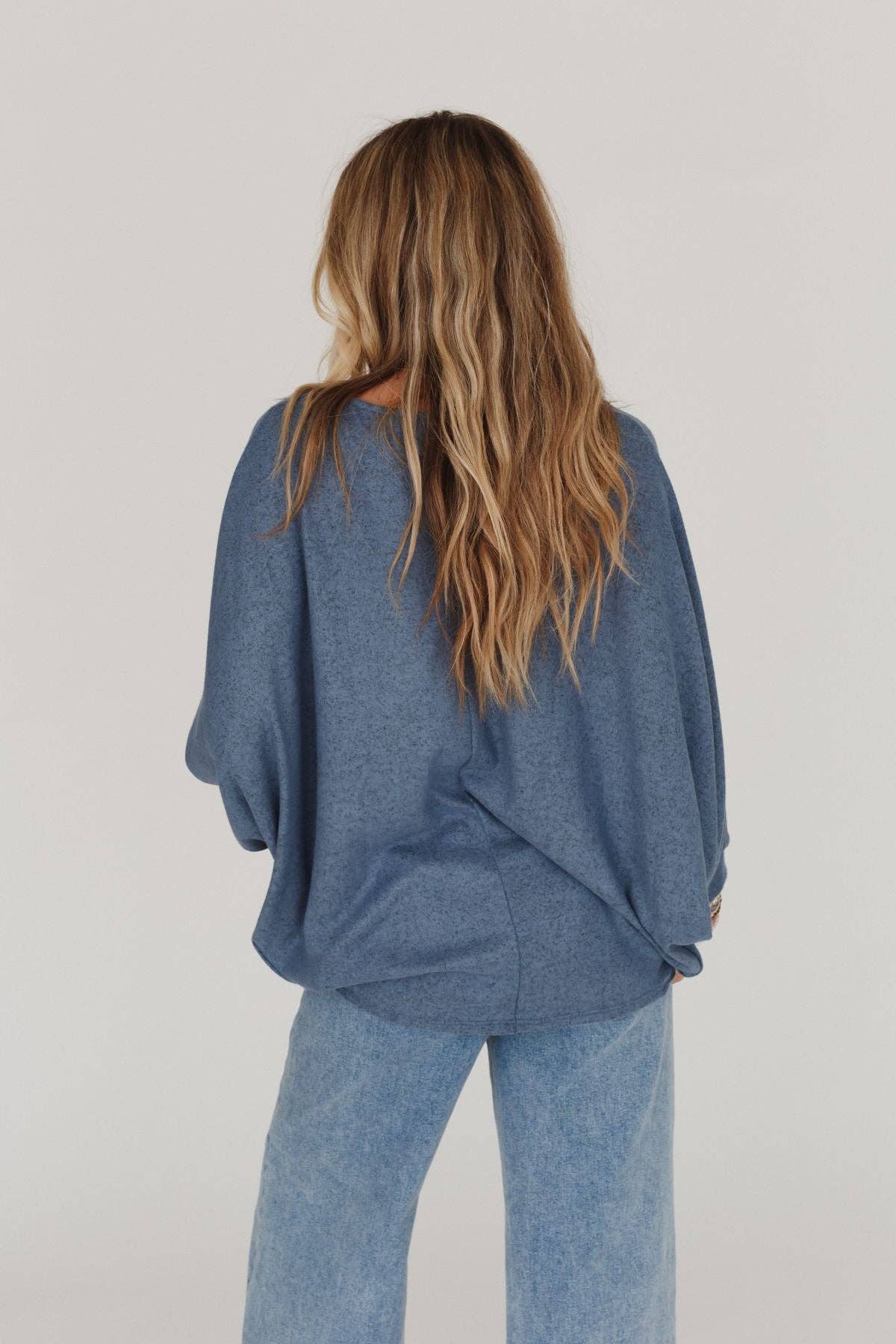 Fly With Me Batwing Sleeve Knit Sweater