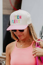BEACH PLEASE (Multicolored) Two-Toned Hat