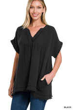 Shayla Gauze Top