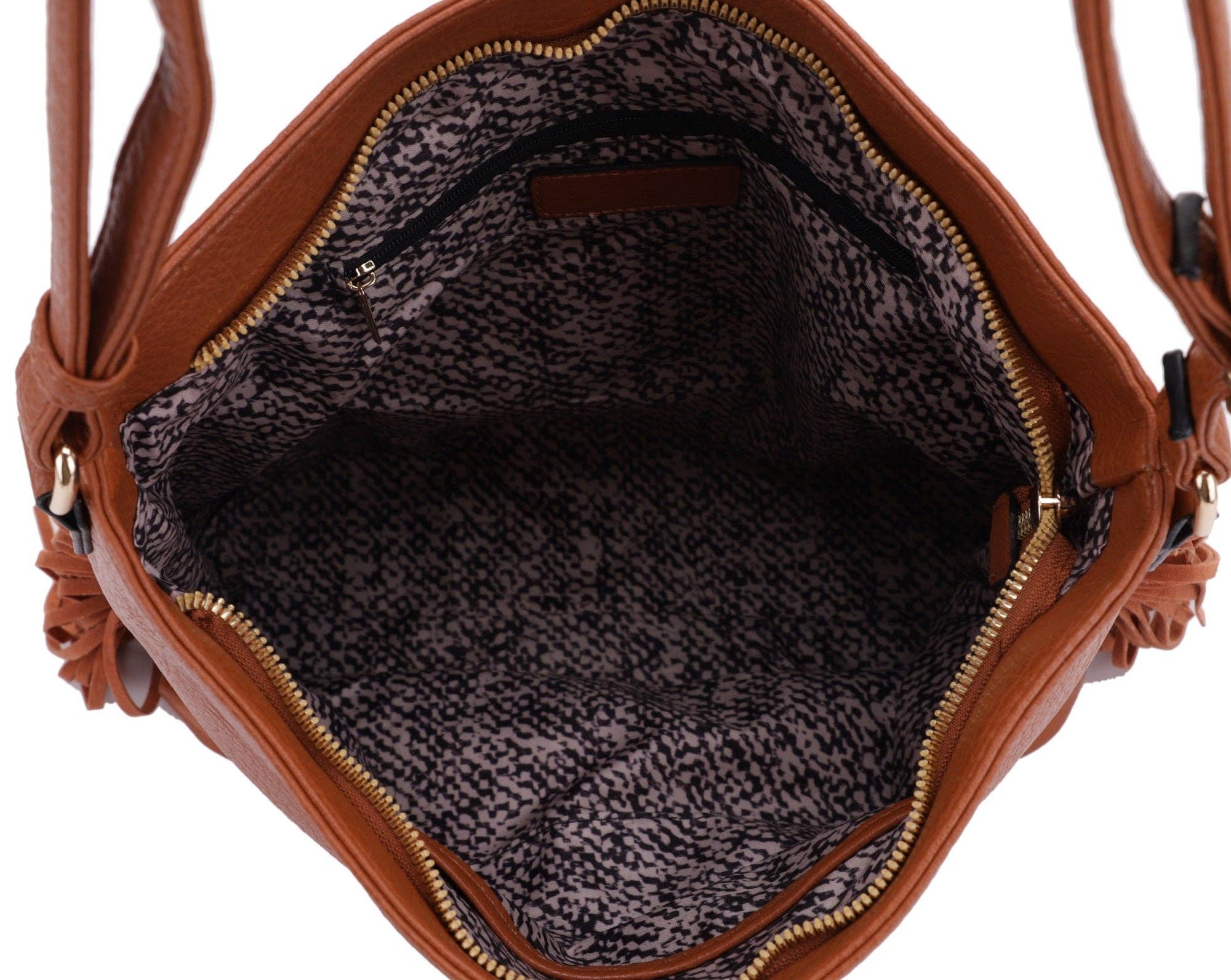 Haley Fringe Hobo Bag