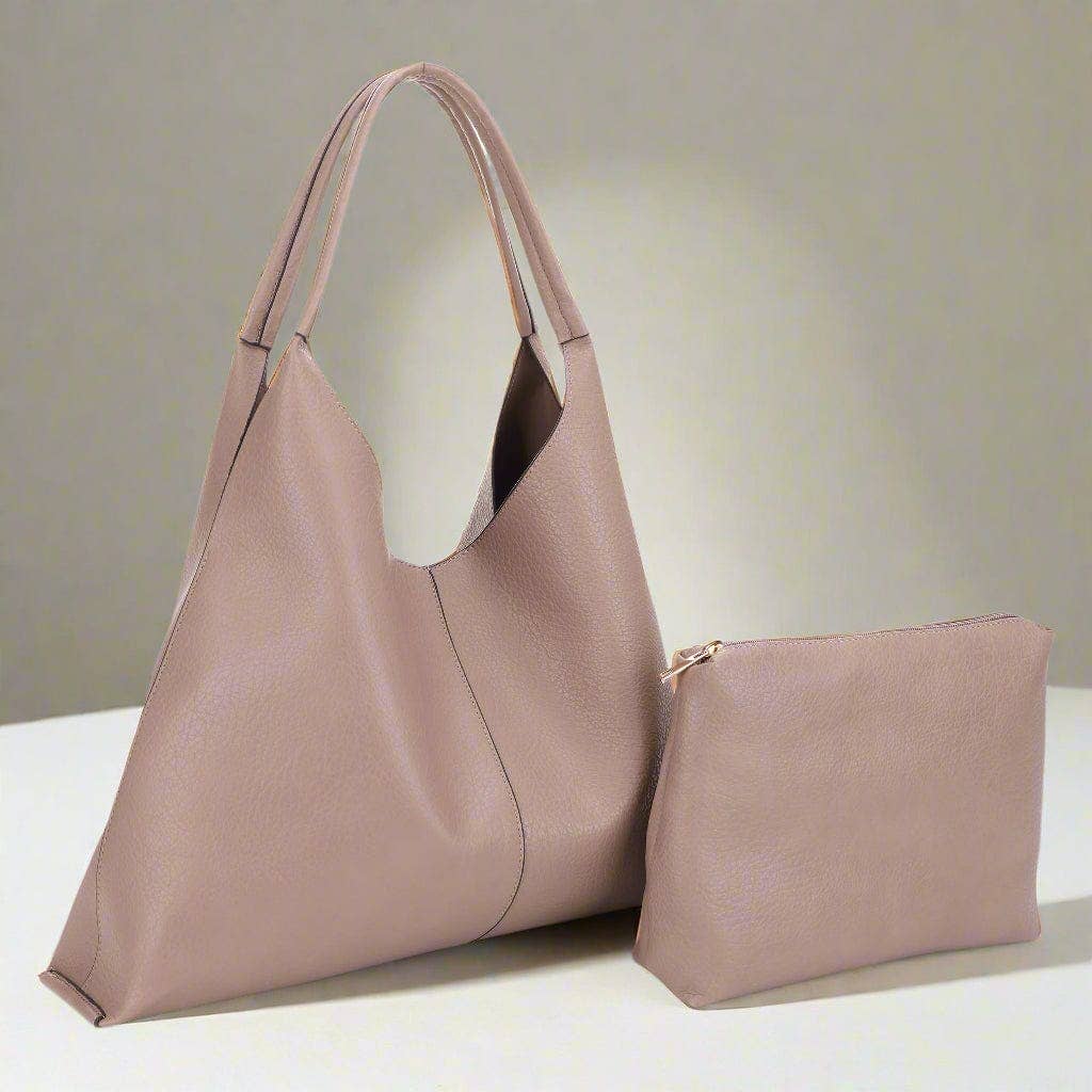 Maya Hobo Tote Bag With Pouch