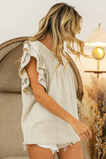 Meri Ruffle Top