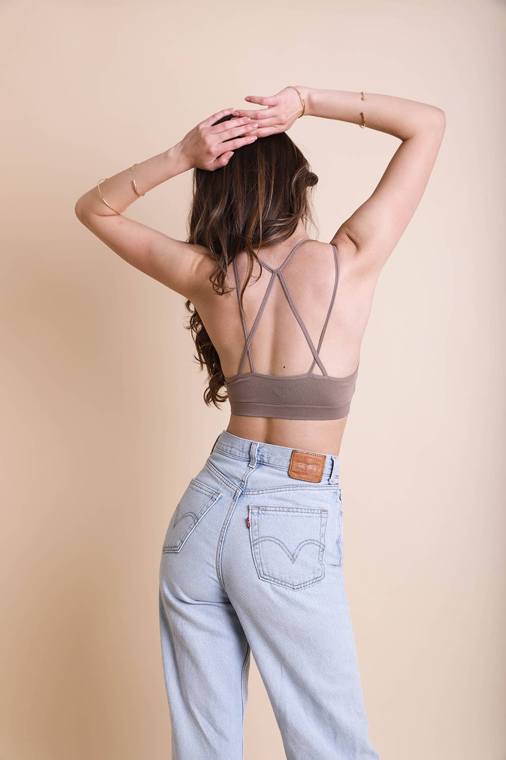 Floral Cutout Seamless Crop Top