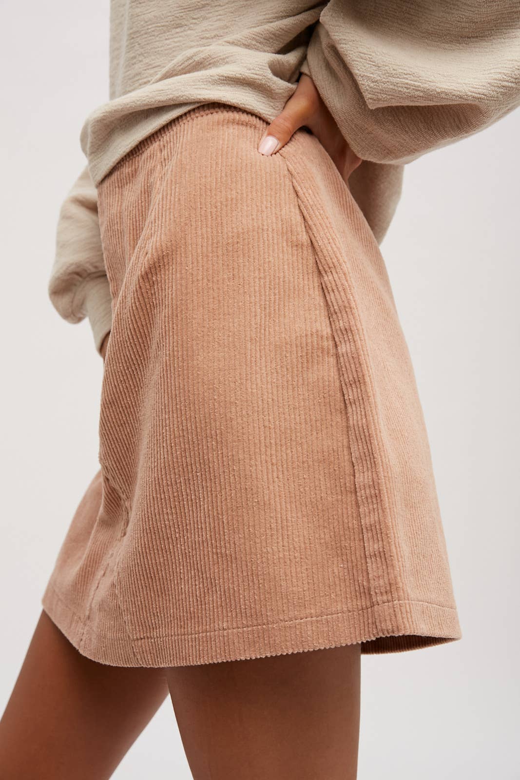 Corduroy Mini Skirt