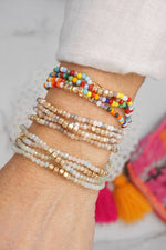 Gold Tone Stack Bracelets - set of 4