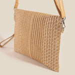 Tight Woven Envelope Clutch Bag