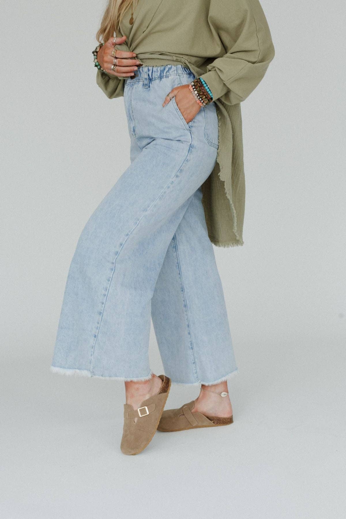 Simply You Wide Leg Jeans