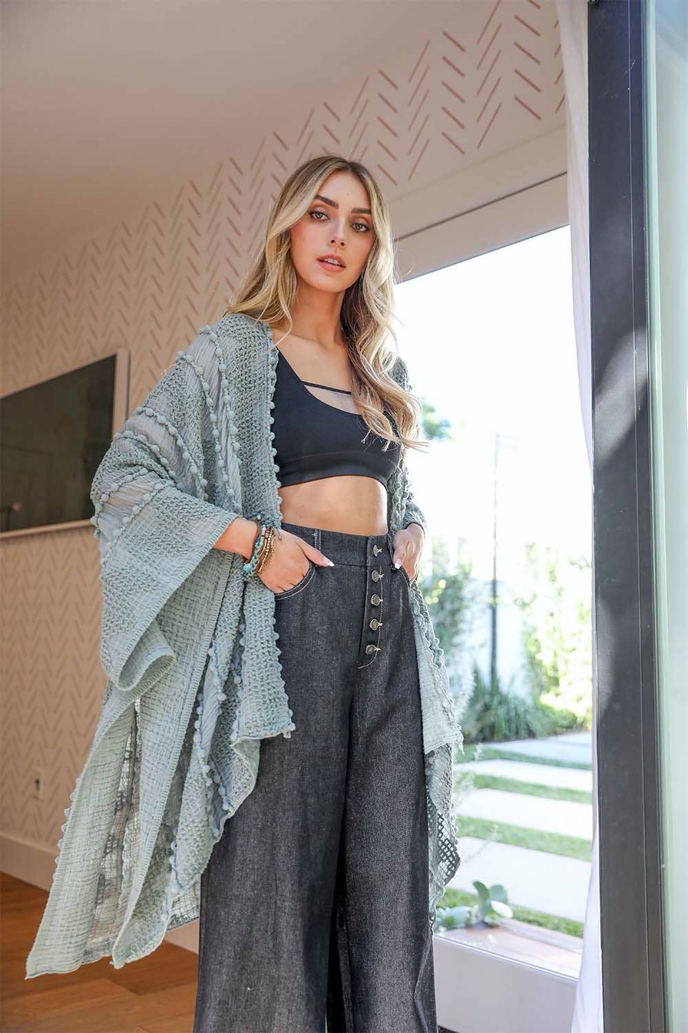 Everywhere You Go Kimono