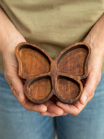 Carved Wood Trinket Dish