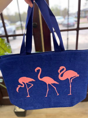 Flamingo Beach Bag