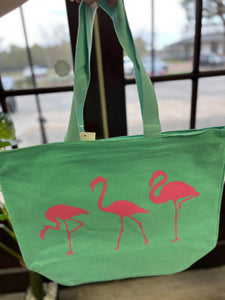 Flamingo Beach Bag