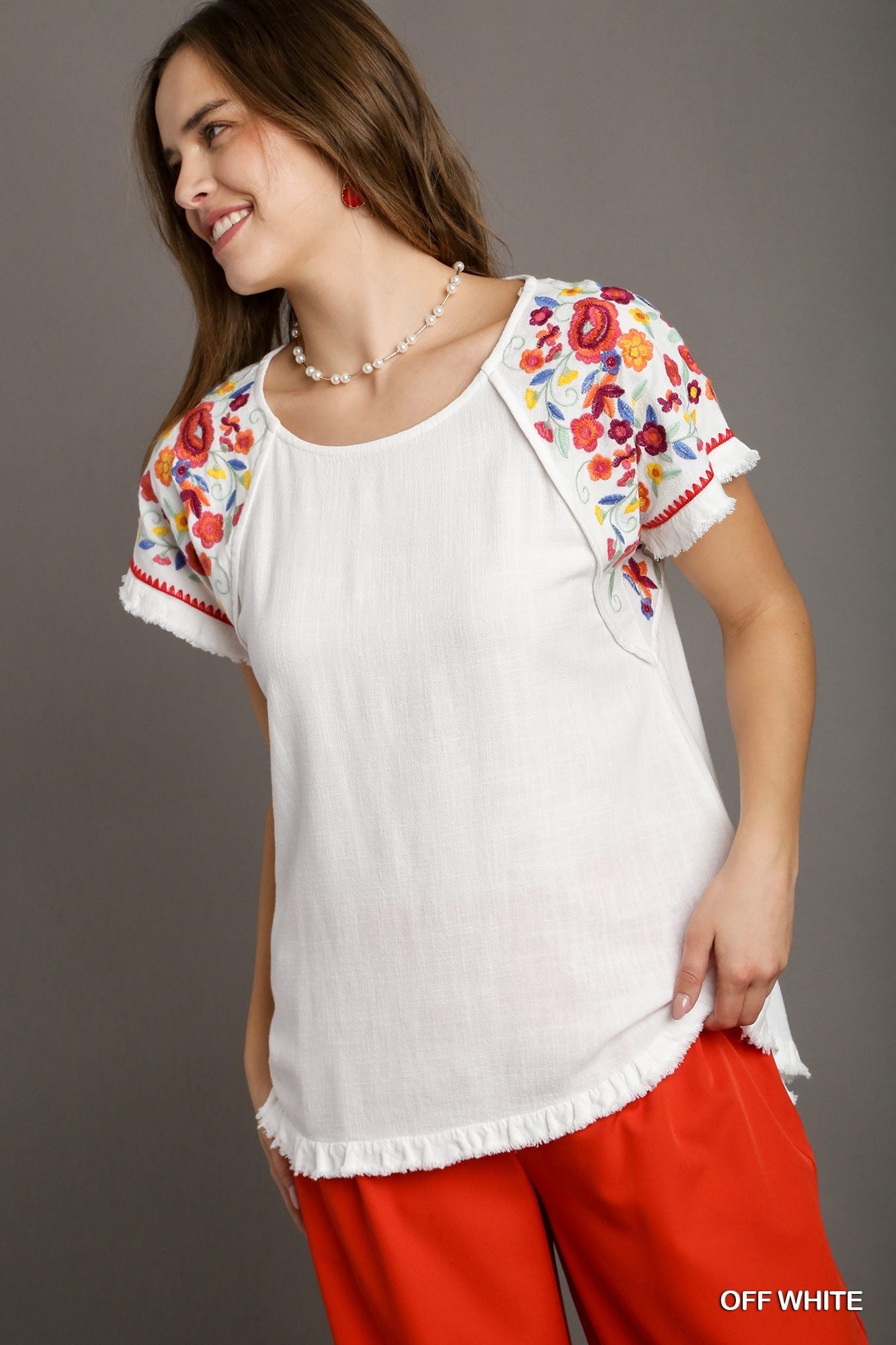 Wildflower Linen Top