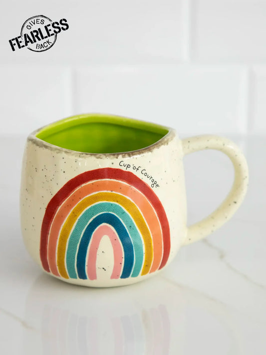 Artisan Rainbow Coffee Mug