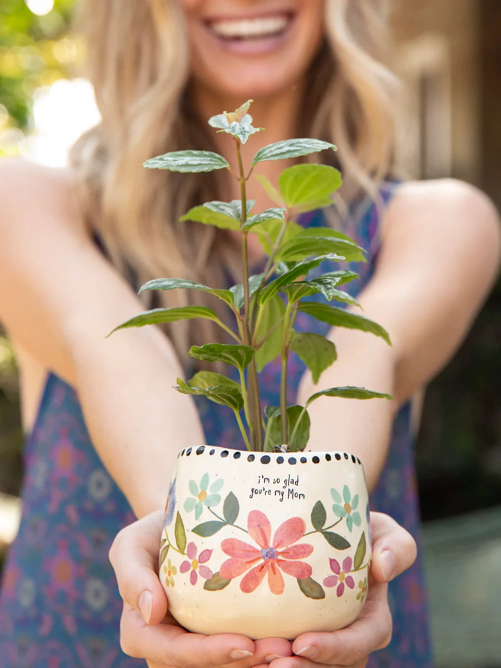 Give Happy Planter - Mom